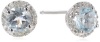 Precious Metal, Gemstone and Diamond Earrings (0.07 cttw, G-H Color, I2-I3 Clarity)